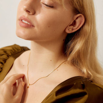 Demi-fine Burst Charm Stud